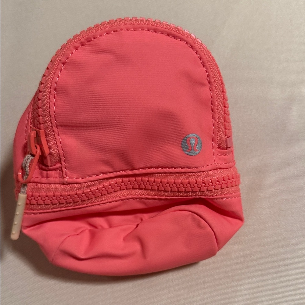 NWOT lululemon athletica City Adventurer Backpack Coral Zip Pouch